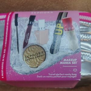 Sephora Makeup Mania Set - Red, Pink, Gold